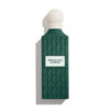 Flacon de parfum vert Emerald Soul Diamond, présenté sur fond blanc.