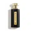 Parfum Reef 33 en flacon noir et doré avec safran et fleurs violettes