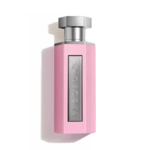 Flacon de parfum Summer Pink (Reef Rose) rose avec bouchon argenté