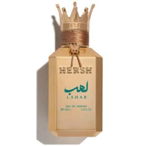 Flacon doré du parfum Hersh Lahab